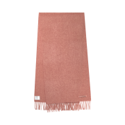 Acne Studios Narrow Wool Fringe Muffler Rose Melange