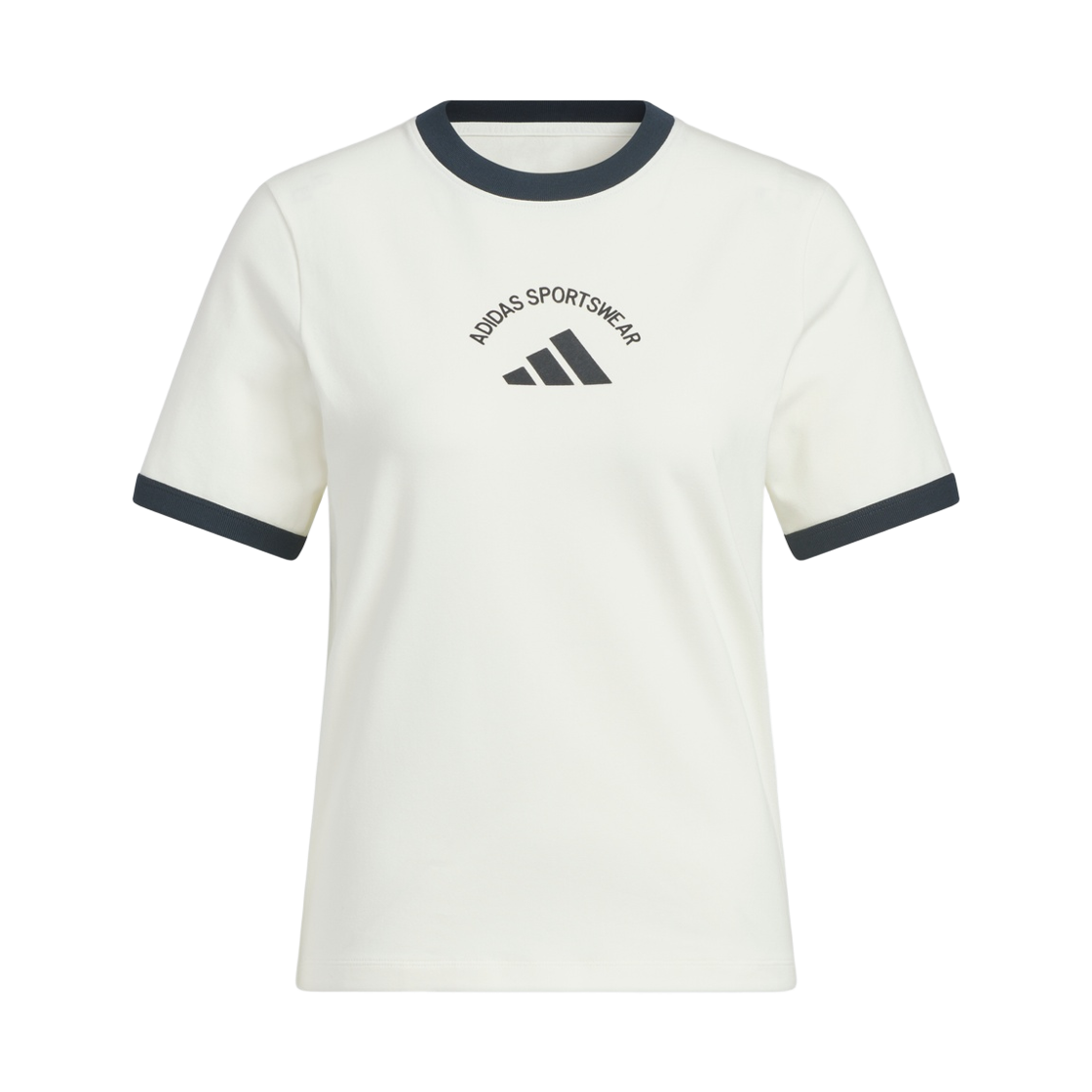 KC0058 (W) Adidas Short Sleeve T-Shirt Off White Aurora Ink - KR Sizing
