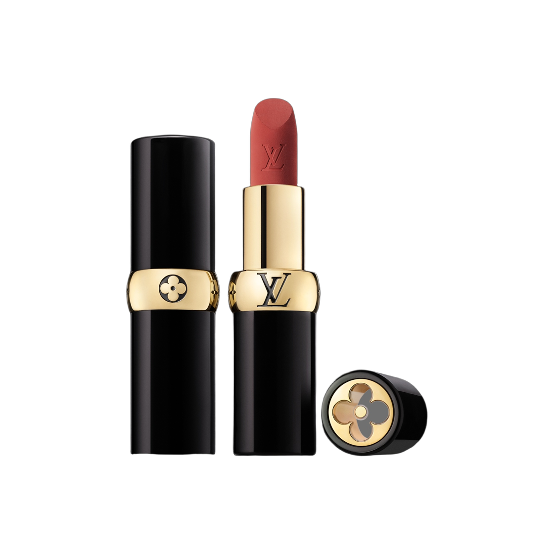 루이비통 LV 루즈 매트 립스틱 203 로즈 오디세이(Louis Vuitton LV Rouge Matte Lipstick 203 Rose Odyssee)