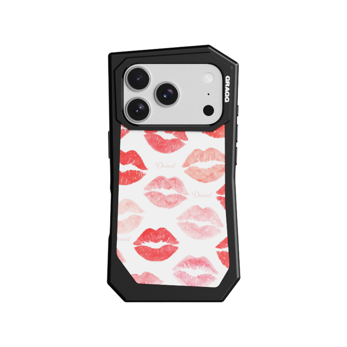 [KREAM 단독] 그래그 x 다이닛 맥세이프 랜딩 코너 케이스 블랙 - 립([KREAM 단독] Gragg X Deinet Magsafe Landing Corner Case Black - Lips In)