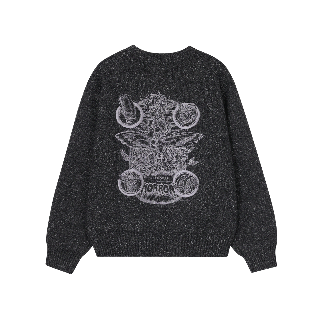 SH6KT680BK SONGZIO HOMME Treehouse Crewneck Knit Black