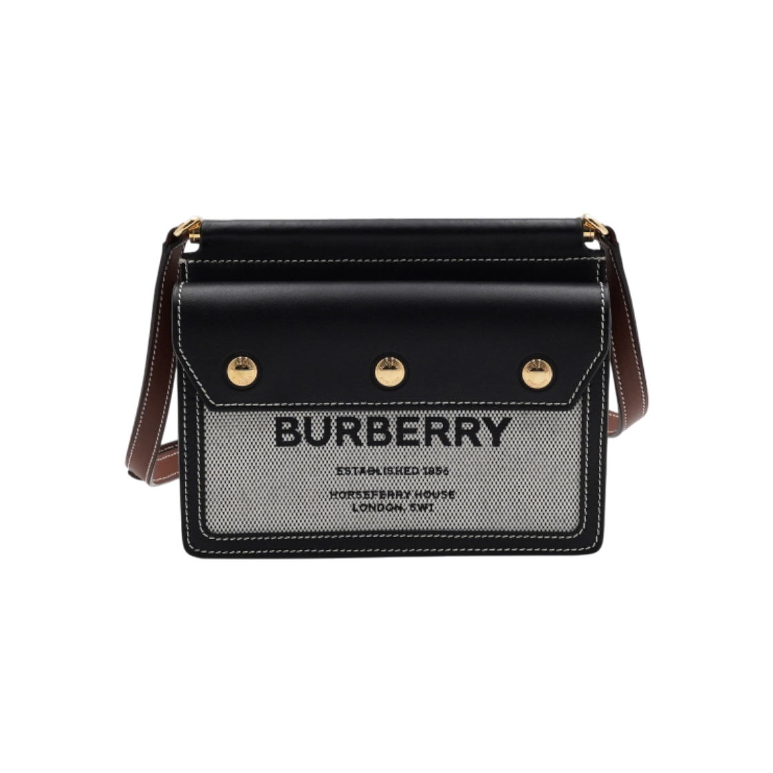 버버리 80146111 미니포켓 호스페리 프린트 타이틀백 여성 숄더백 겸 크로스백aa57719(Burberry Mini Pocket Horseberry Print Title Bag - Women's Shoulder and Crossbody Bag)