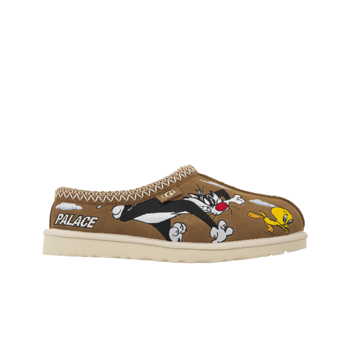1181910-CHE UGG x Palace x Looney Tunes Tasman Slipper Chestnut