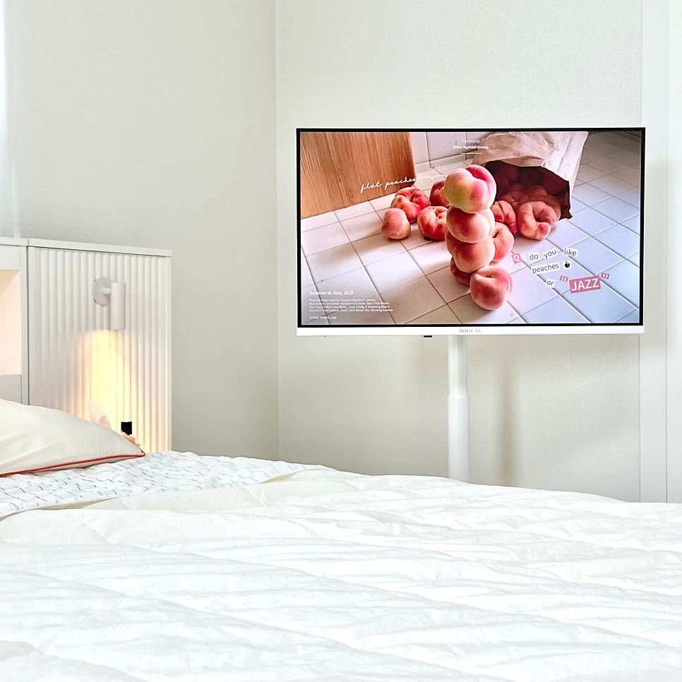 [12% 쿠폰] WIDEVU WideMovingVu White Edition V3 Set QLED 81 cm (32 in) FHD Smart Mobile TV 착용 스타일