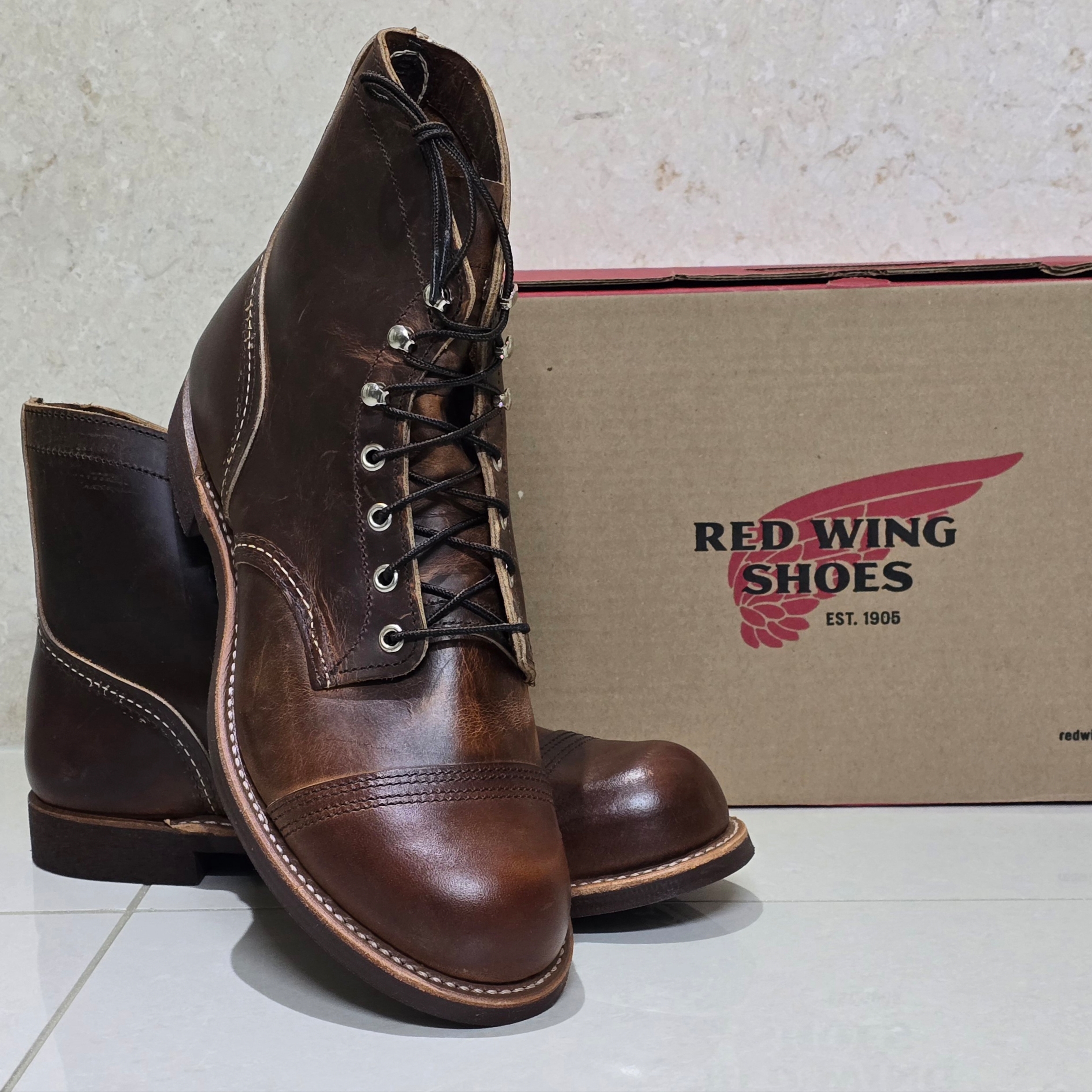 Red Wing Iron Ranger 8085 Copper Rough & Tough - D 착용 스타일 - 1