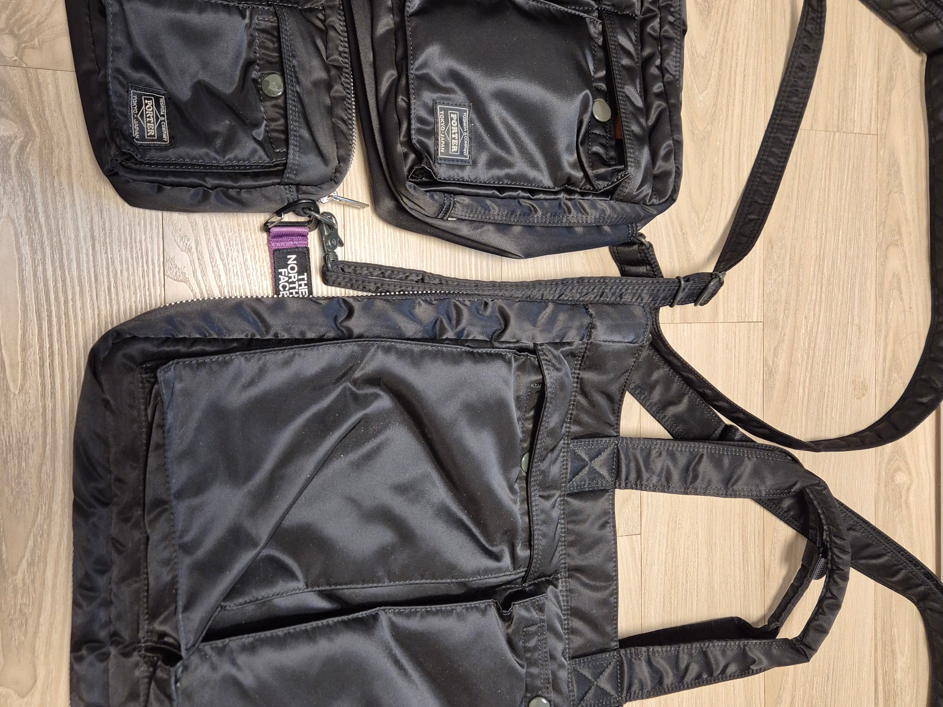 Porter All New Tanker Sling Bag Zip L Black, Porter Tanker Shoulder Bag Black 착용 스타일
