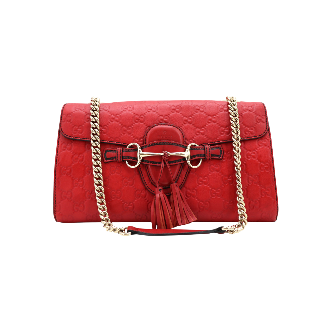 IT9NM3A4R6V7 Gucci Horsebit Emily Chain Shoulder Bag 295402