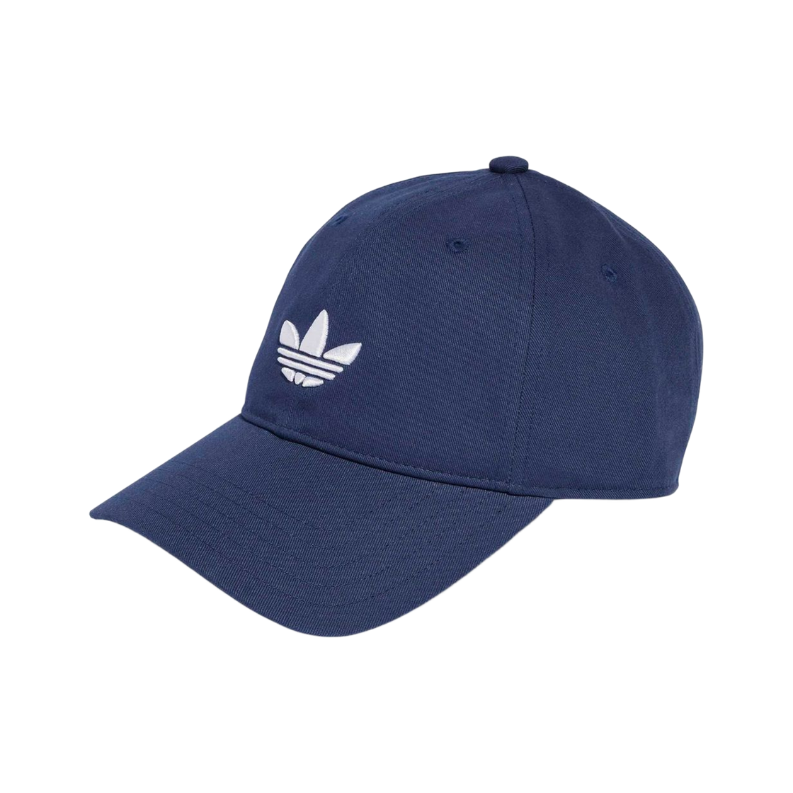 JV7391 Adidas Adicolor Classics Trefoil Baseball Cap Night Indigo White