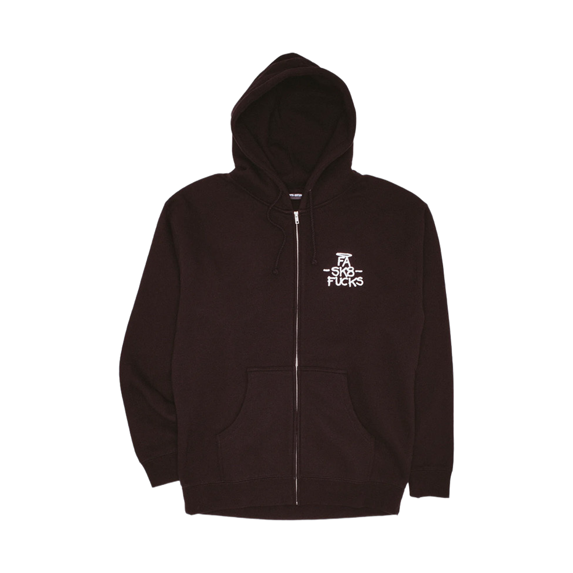 퍼킹 어썸 SK8 퍽 집 후드 블랙(Fucking Awesome SK8 Fucks Zip Hoodie Black) - 1