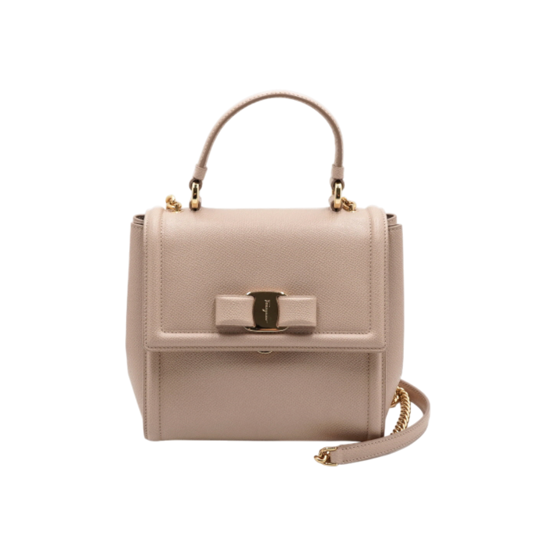 페라가모 21 G646 금장 바라 캐리 미니 토트백 겸 숄더백 크로스백aa58634(Ferragamo 21 G646 Gold Bar Mini Tote & Shoulder Crossbody Bag)