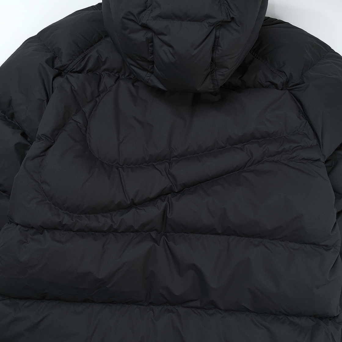 나이키 NSW 클럽 써마핏 루즈핏 파카 블랙 - 아시아(Nike NSW Club Therma-Fit Loose Fit Parka Black - Asia) - 5