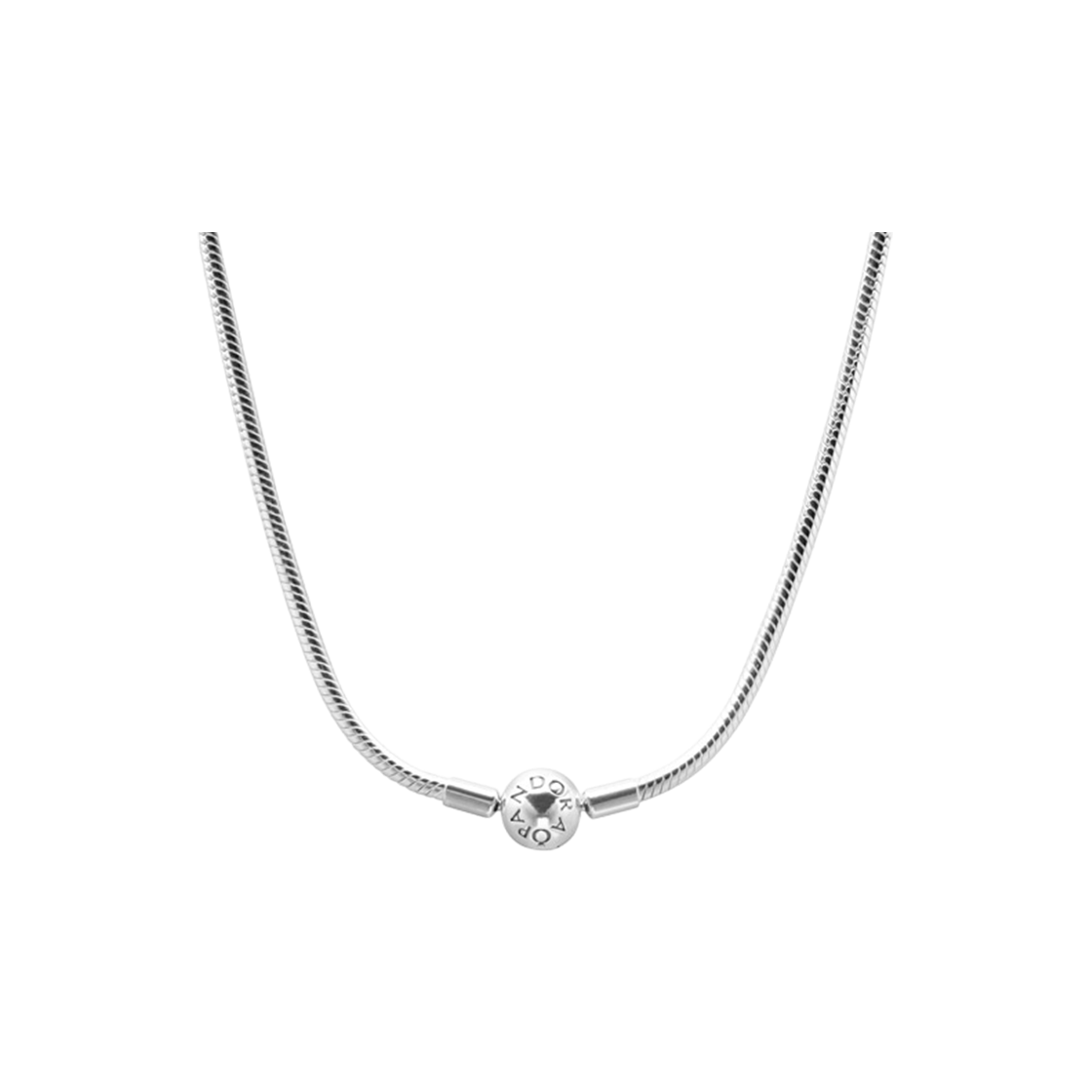 590742HV [20% 쿠폰] (W) Pandora Moments Snake Chain Necklace Sterling Silver