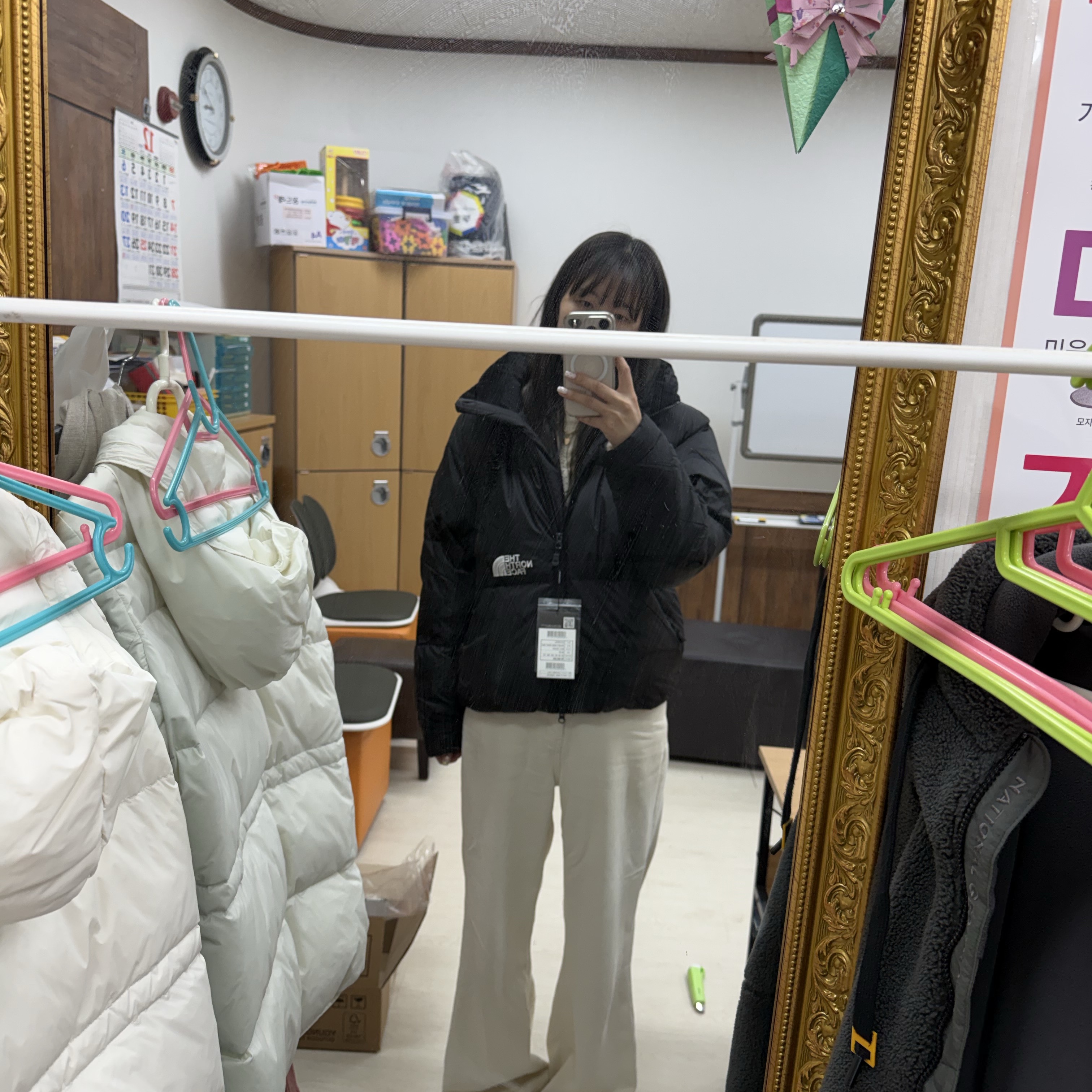 The North Face White Label Project Down Jacket RDS Black - 25FW 착용 스타일 - 3