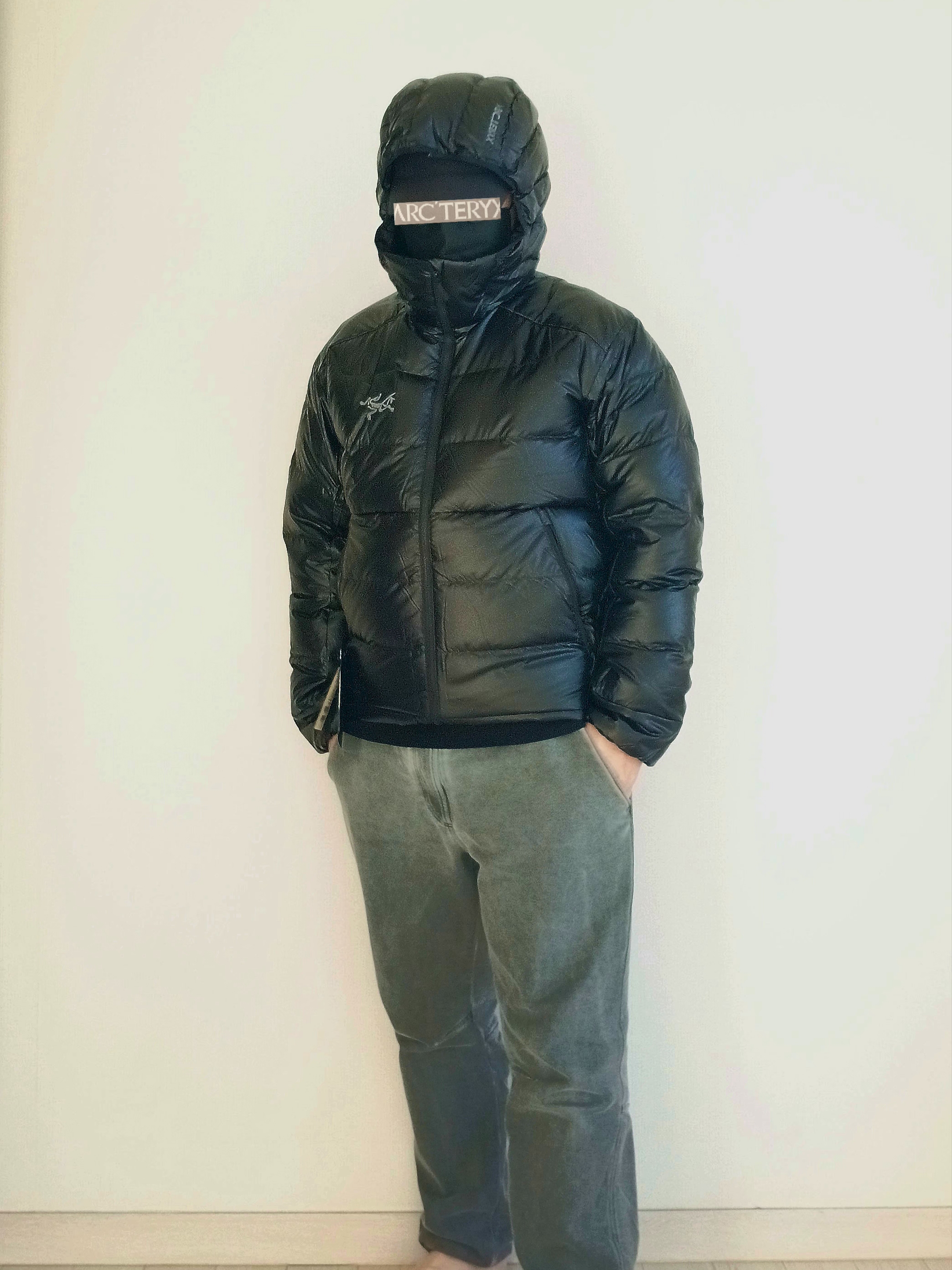 Arc'teryx Bird Word Cap 24K Black, Arc'teryx Cerium SV Hoody Black 착용 스타일 - 7