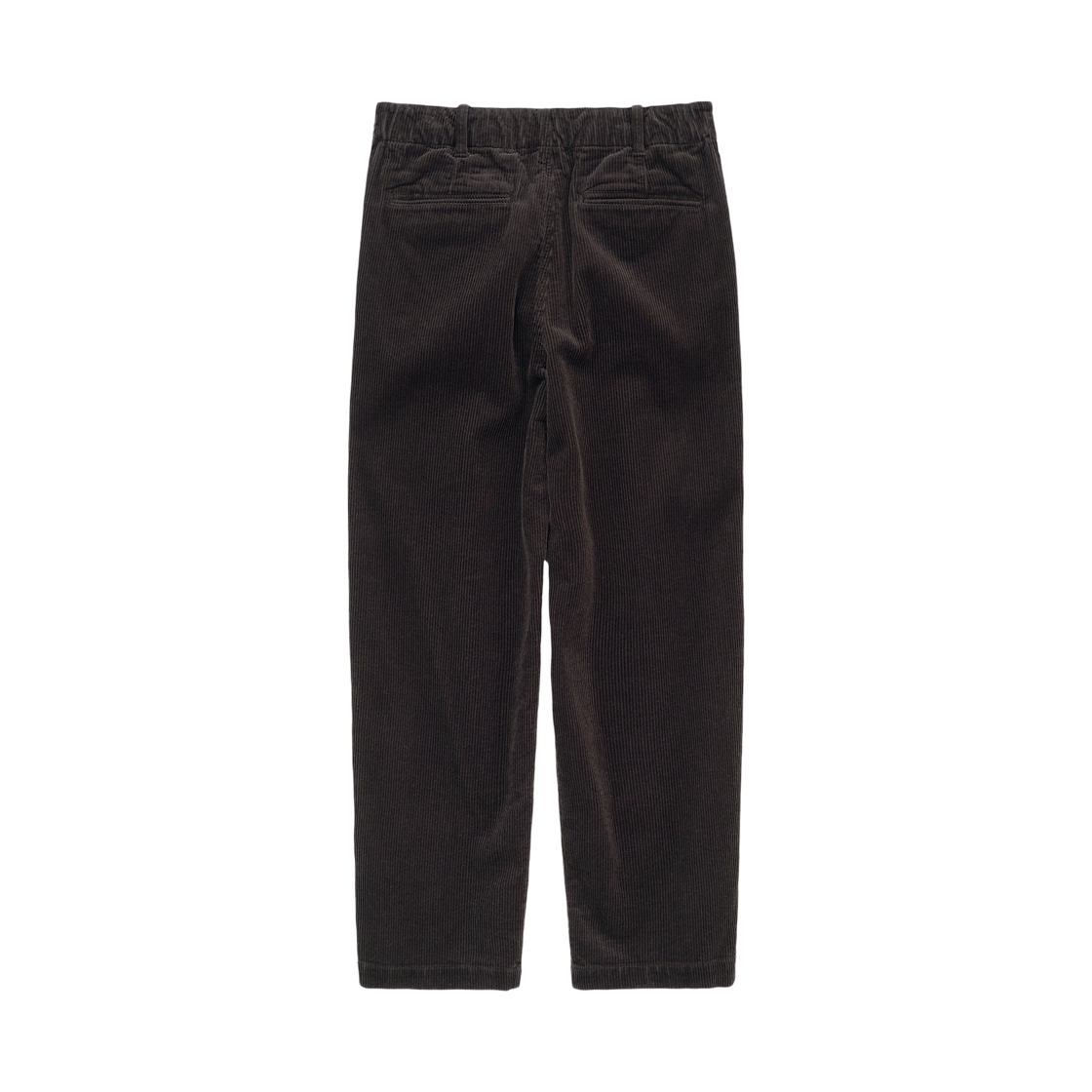 러프 사이드 박스 플리츠 코드 팬츠 다크 브라운(Rough Side Box Pleat Cord Pants Dark Brown) - 2