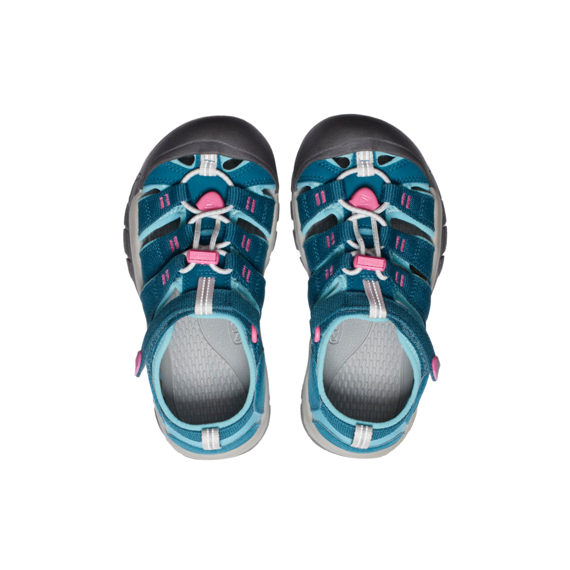 (키즈) 킨 뉴포트 H2 리전 블루 핫 핑크((Kids) Keen Newport H2 Legion Blue Hot Pink) - 2