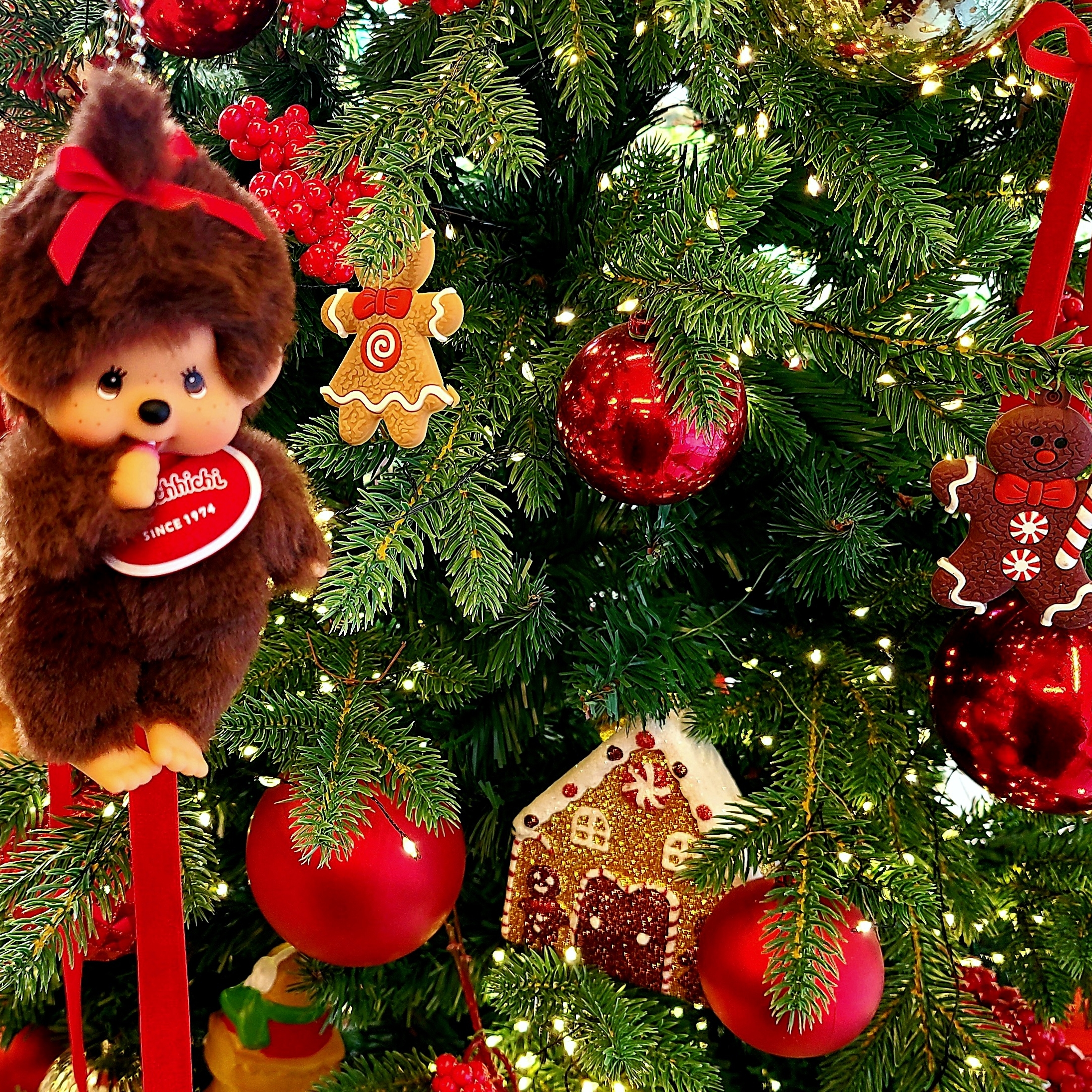 Monchhichi SS Keychain Girl 착용 스타일