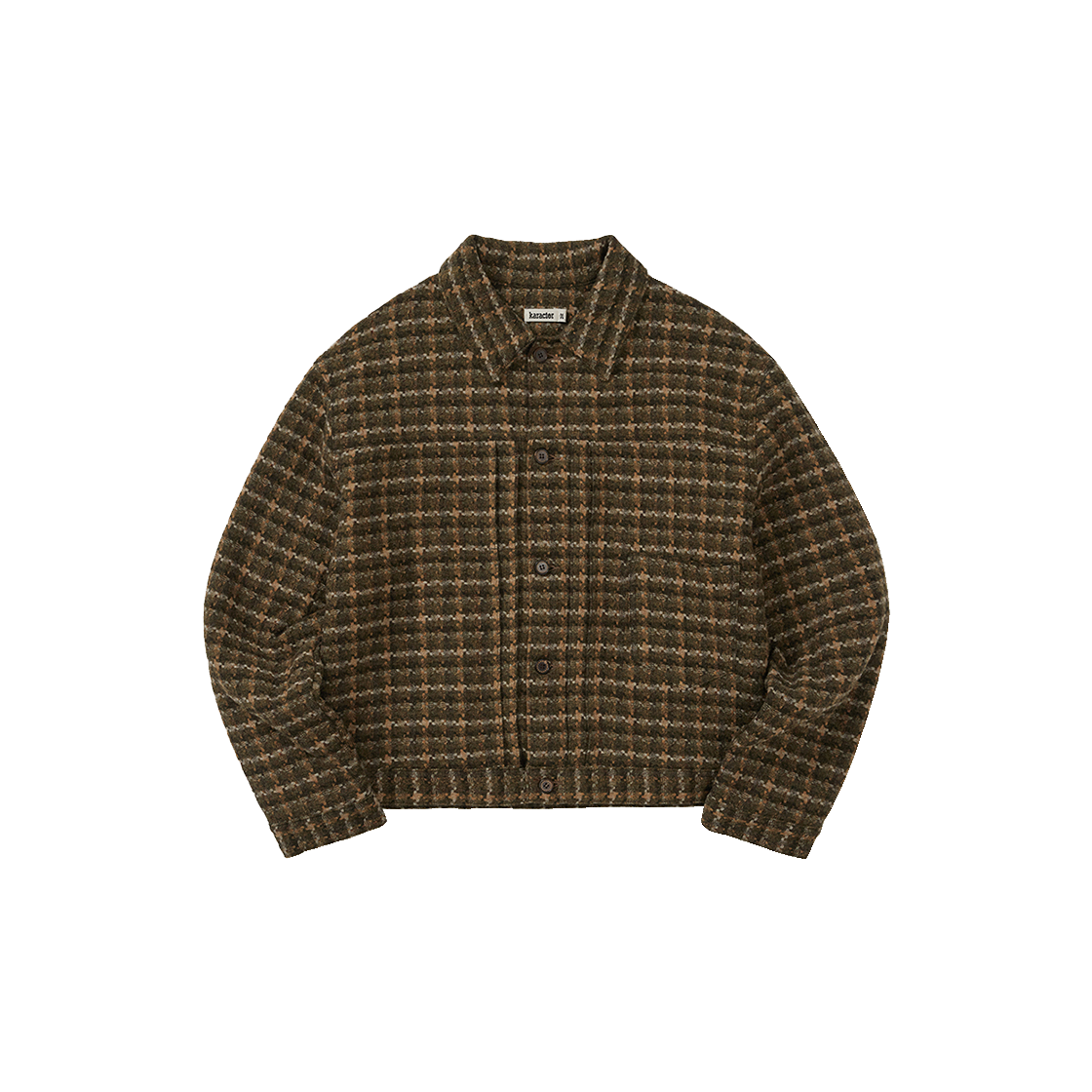 카락터 버진 울 트러커 블루종 올리브(Karactor Virgin Wool Trucker Blouson Olive)