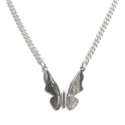 Undermycar Mu.Ac.01 - Butterfly Pendant 925 Silver Necklace