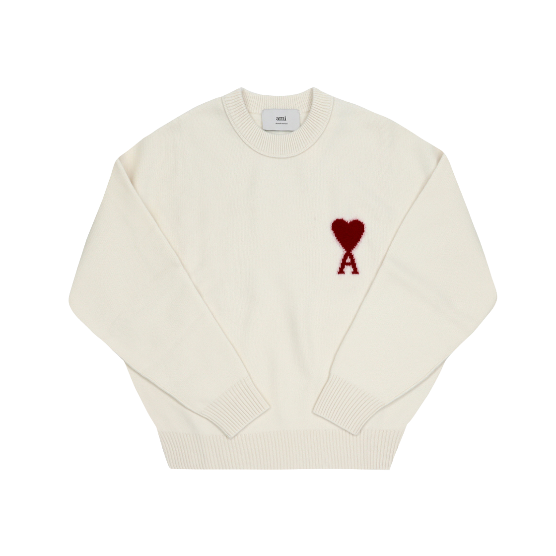 UKS838 018 154 [15% 쿠폰] AMI Knitwear White