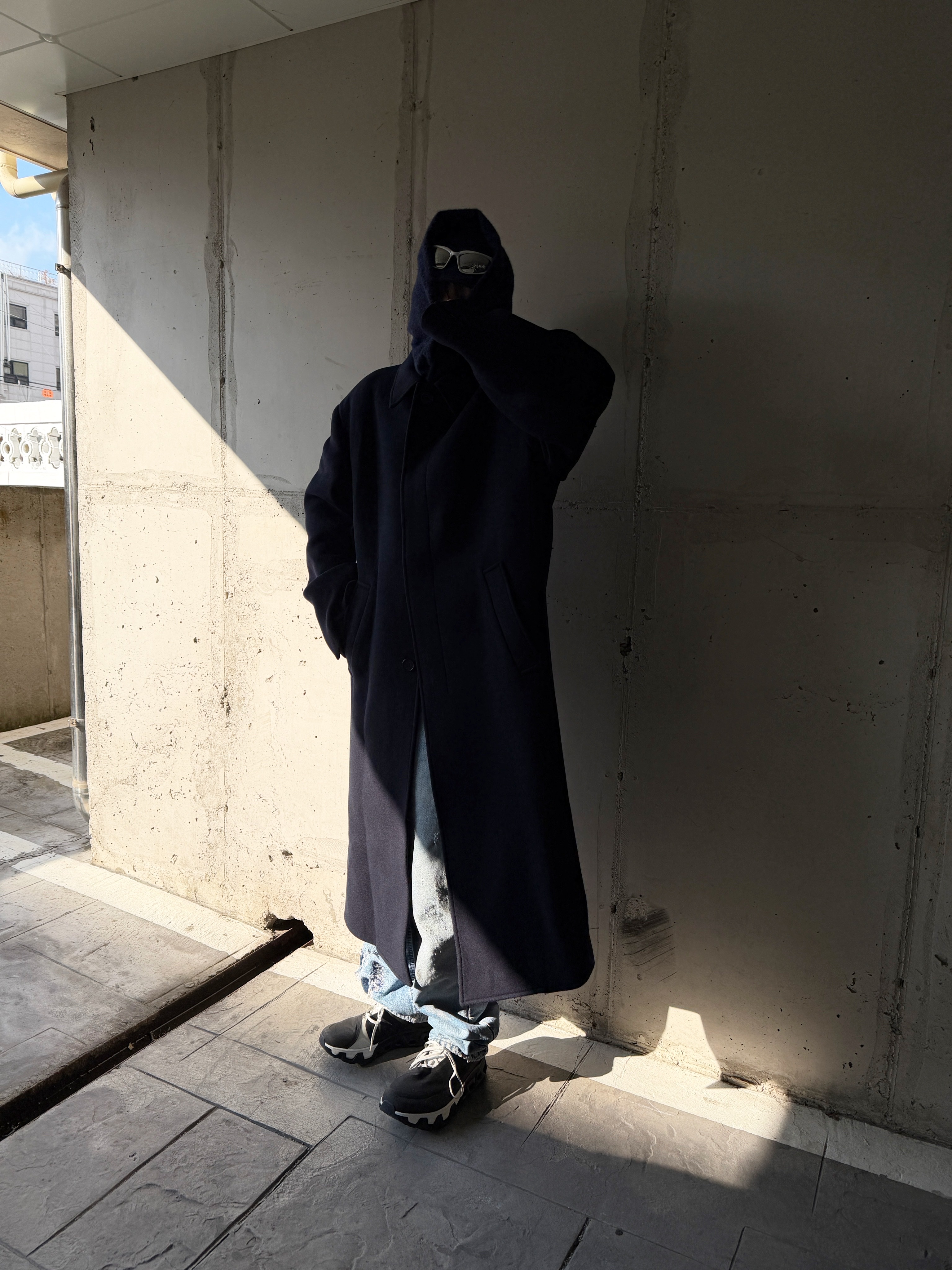 On Running x Post Archive Faction (Paf) Cloudmonster Hyper Black 착용 스타일 - 1