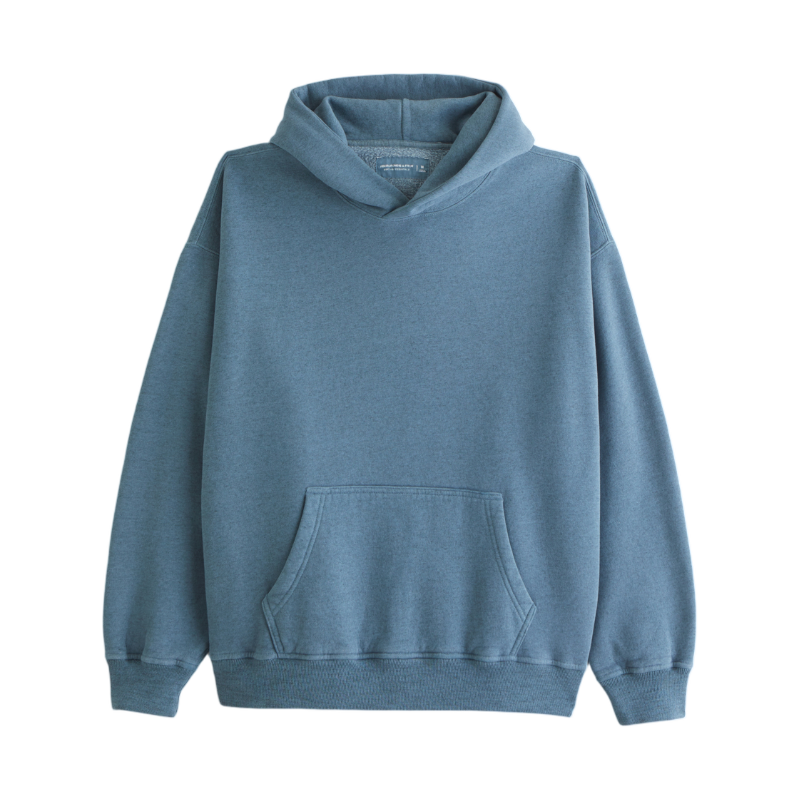 122-488-01306-222 Abercrombie & Fitch Essential Popover Hoodie Dusk Blue