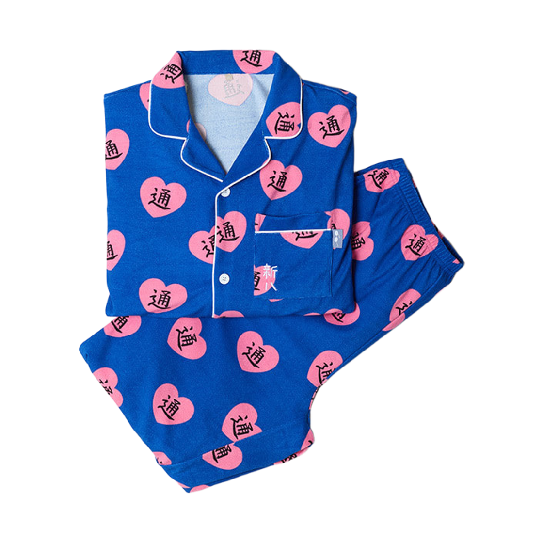 스파오 x 은혼 테리 파자마 블루(Spao x Gintama Terry Pajamas Blue)