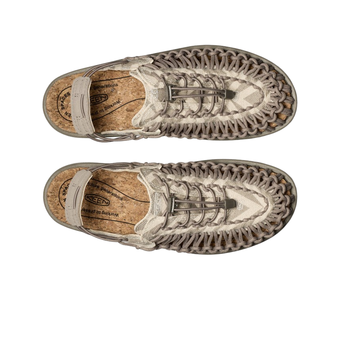 킨 유니크 2 컨버터블 캔버스 브린들 내츄럴(Keen Uneek II Convertible Canvas Brindle Natural) - 2