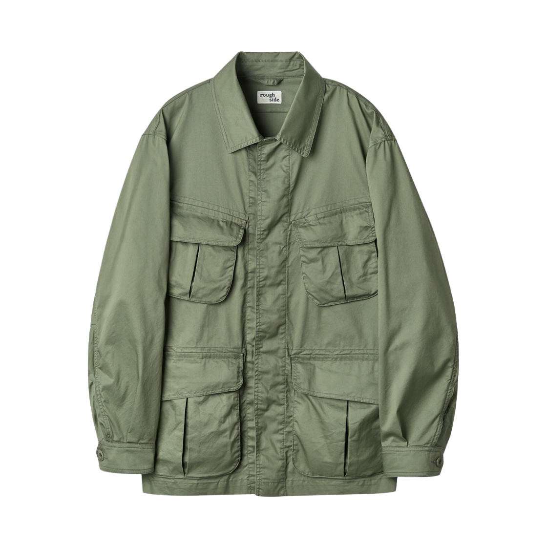 러프 사이드 퍼티그 자켓 올리브(Rough Side Fatigue Jacket Olive)