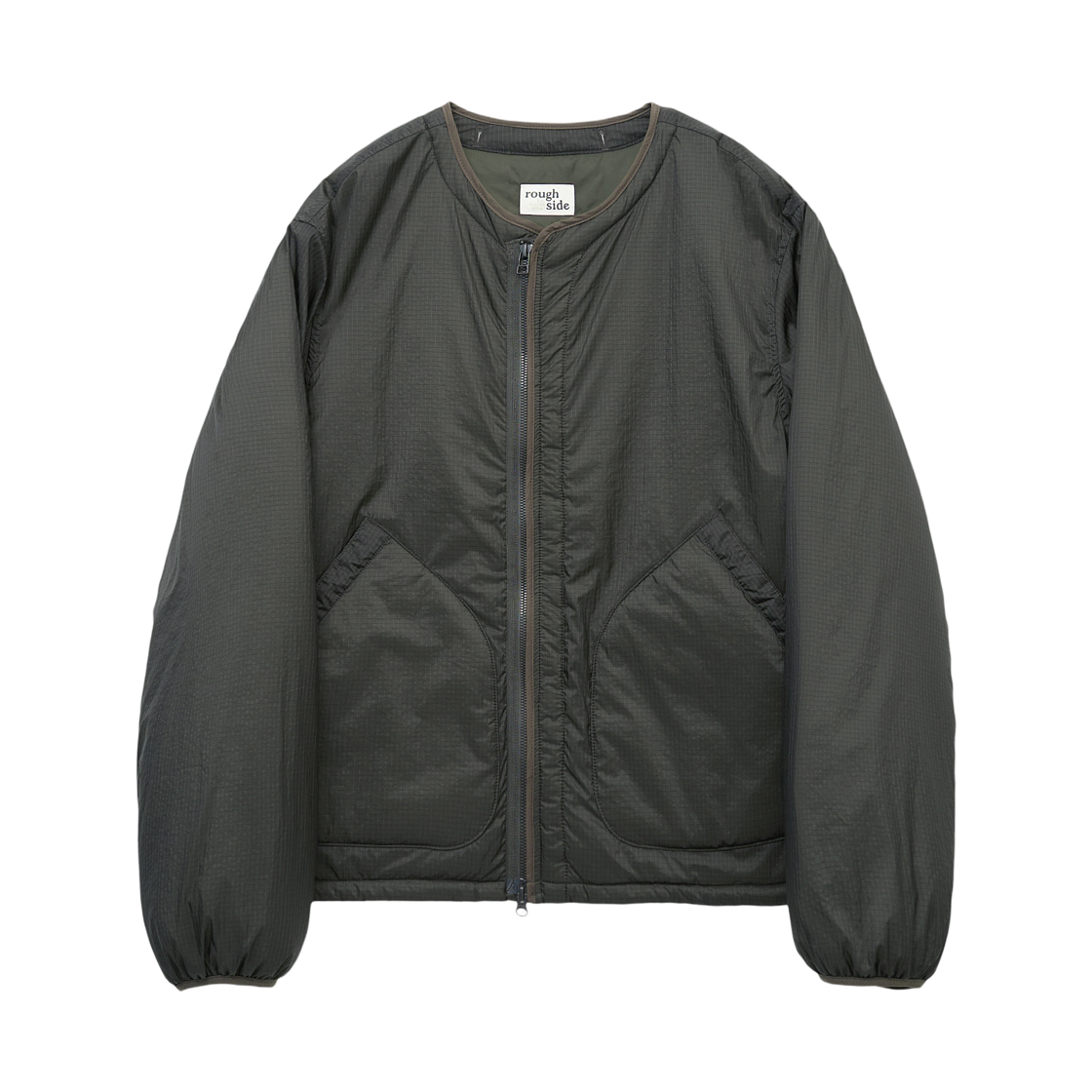 러프 사이드 인슐레이션 가디건 다크 올리브(Rough Side Insulation Cardigan Dark Olive)