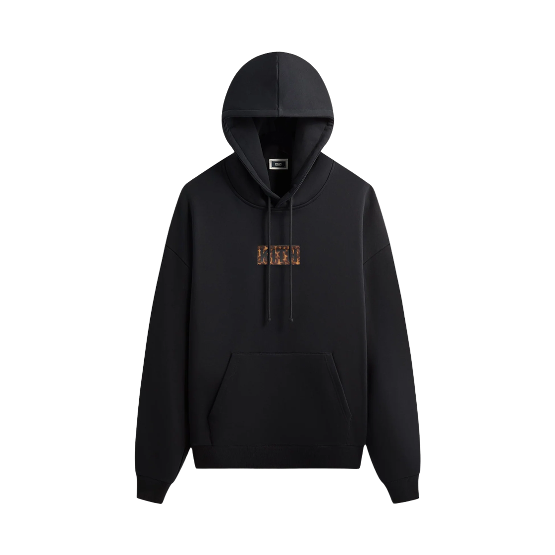 키스 클래식 로고 레오파드 아플리케 넬슨 후드 블랙(Kith Classic Logo Leopard Applique Nelson Hoodie Black)
