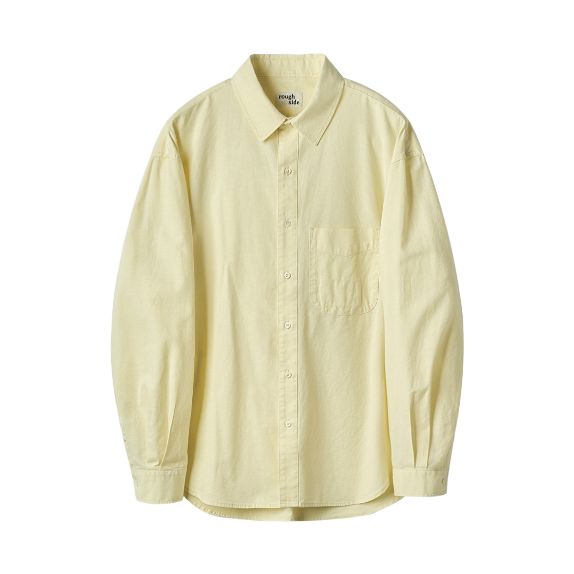 러프 사이드 셔링 셔츠 카나리(Rough Side Shirring Shirt Canary)