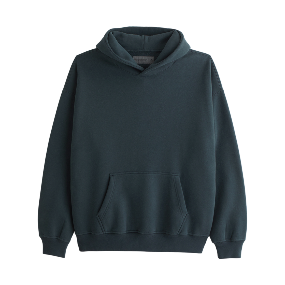 122-488-00387-200 Abercrombie & Fitch Essential Popover Hoodie Navy Blue