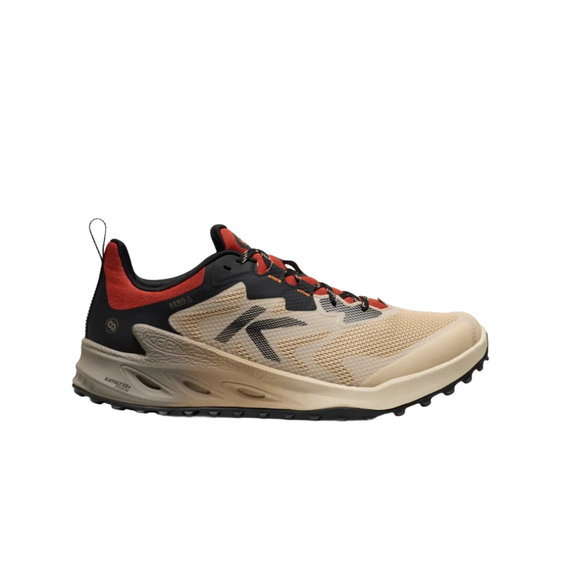 1031188 Keen Zionic NXT Waterproof Hiking Shoes Safari Red Ochre