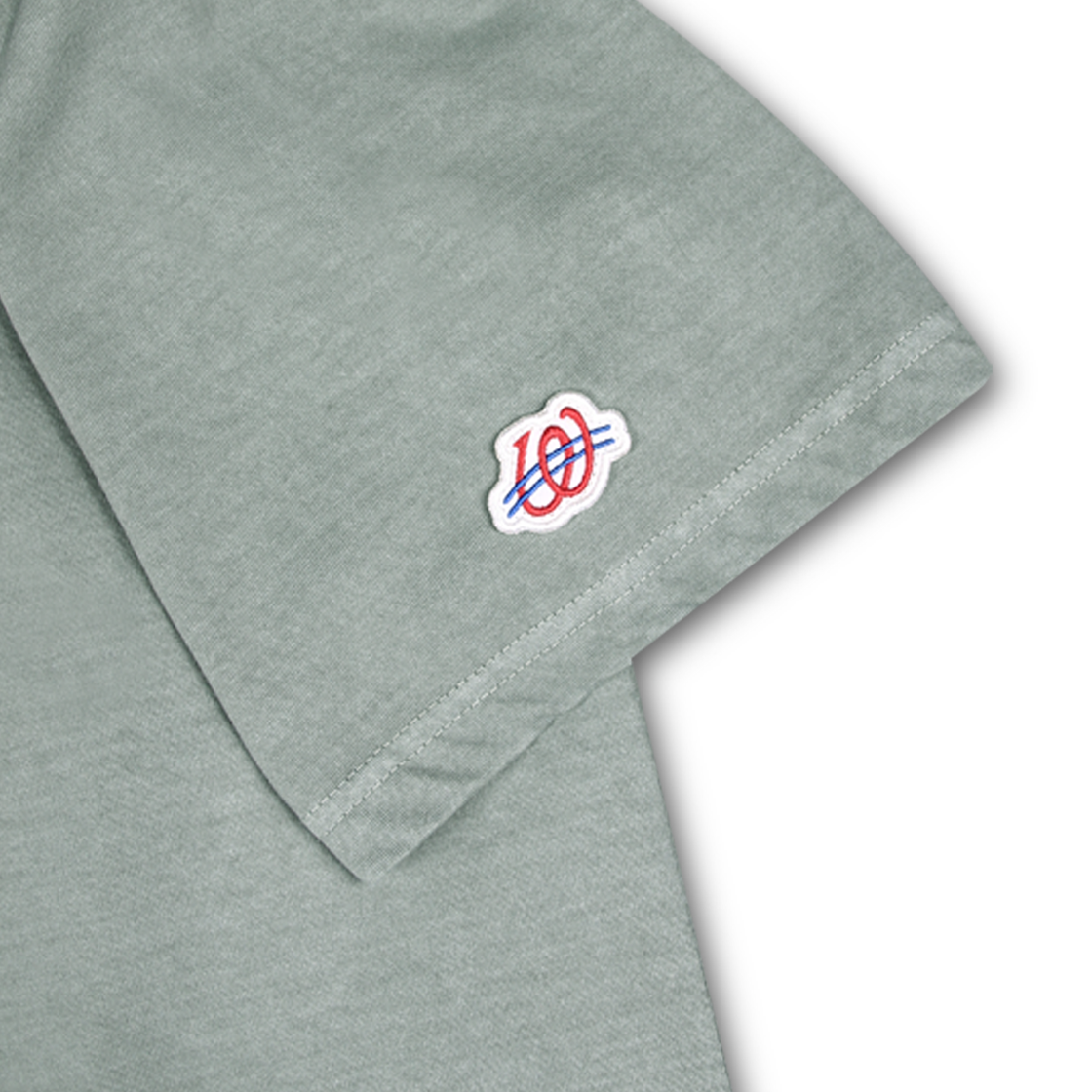 위얼드월드 위얼드 타워 피그먼트 티셔츠 - 라이트카키(Weird World Weird Tower Pigment T-Shirt - Light Khaki) - 5