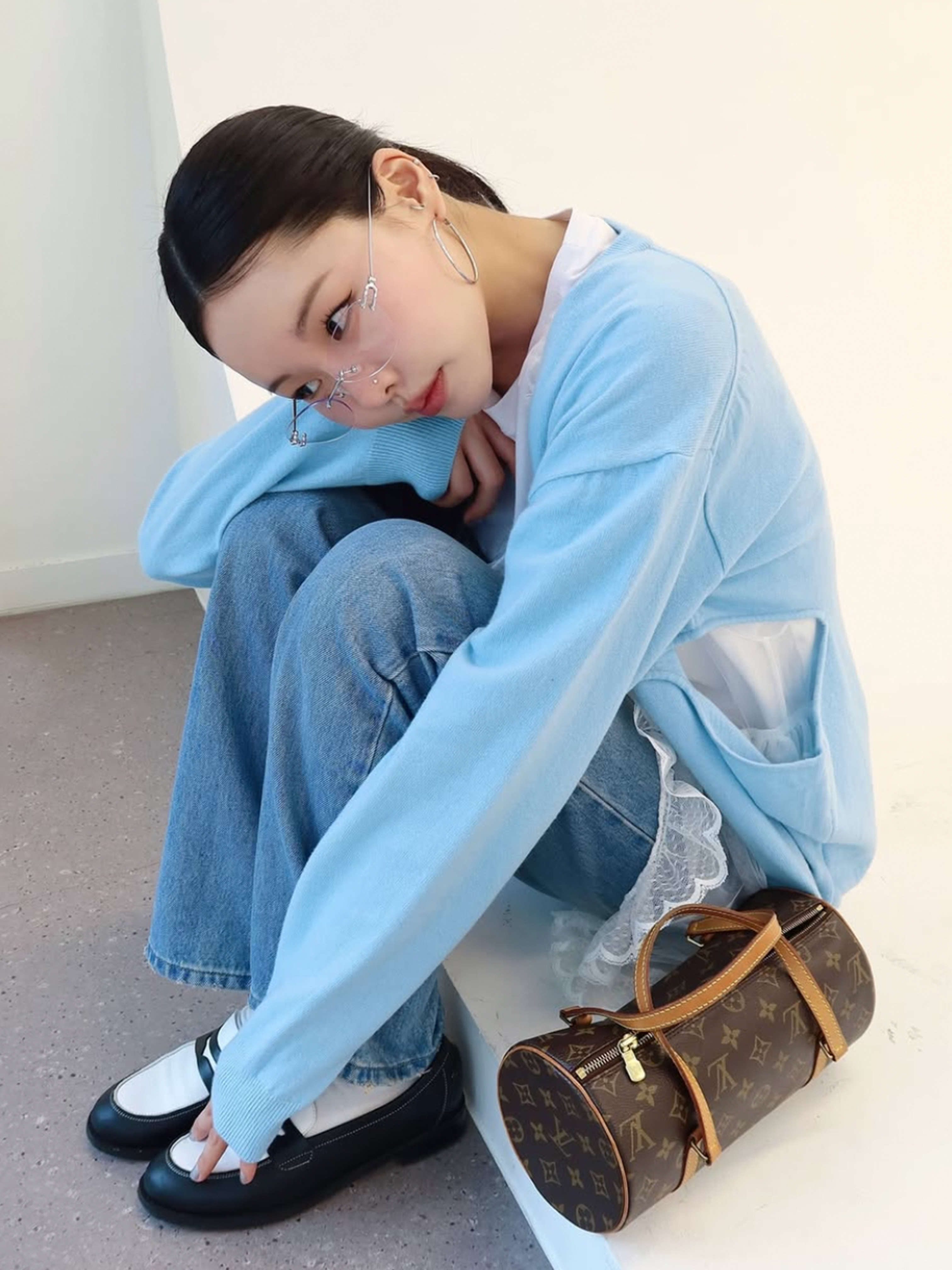 PENNY PLATE Women Loafer Basic Low 착용 스타일 - 3