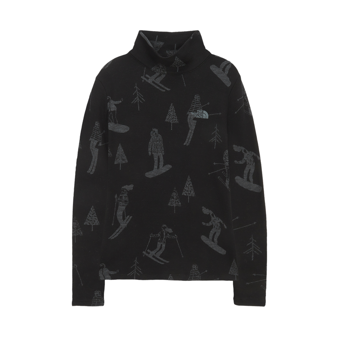 NT7AR89A (W) The North Face Vail Turtle Neck Black - 25FW