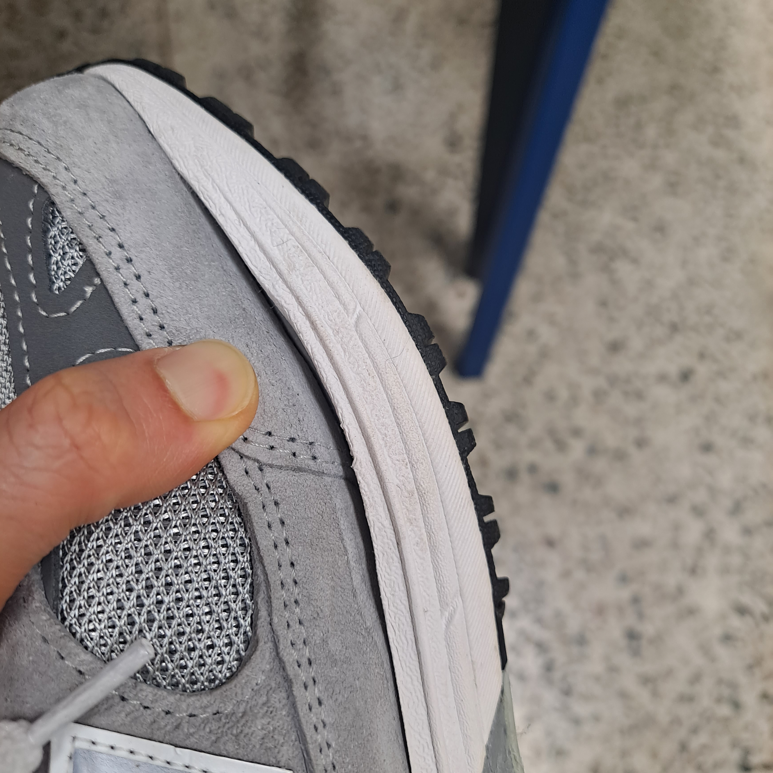New Balance 993 Made in USA Grey - D Standard 착용 스타일 - 1