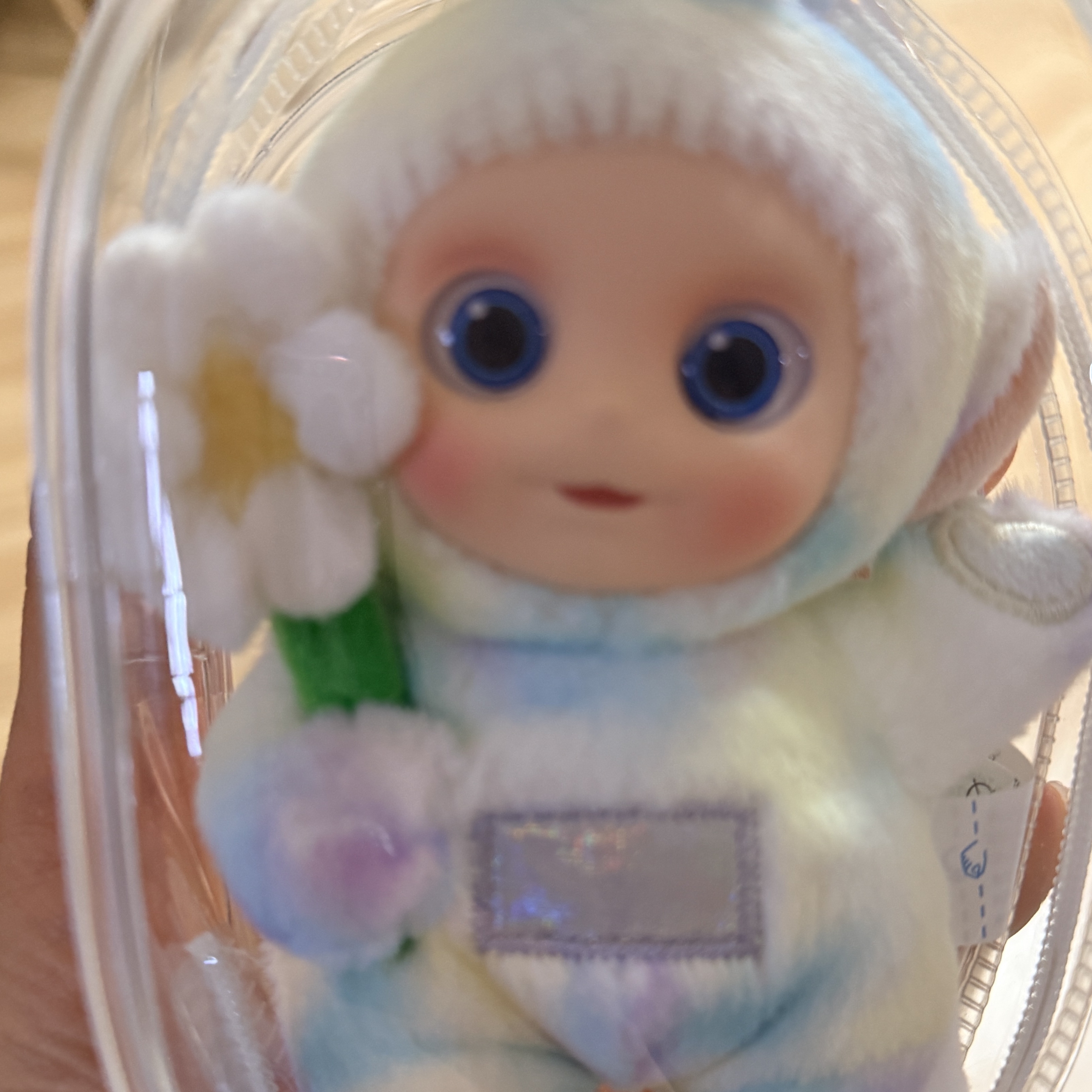Pop Mart Teletubbies Say Hello Series Figures Sealed Case Po's Lucky Flower (Opened Case) 착용 스타일