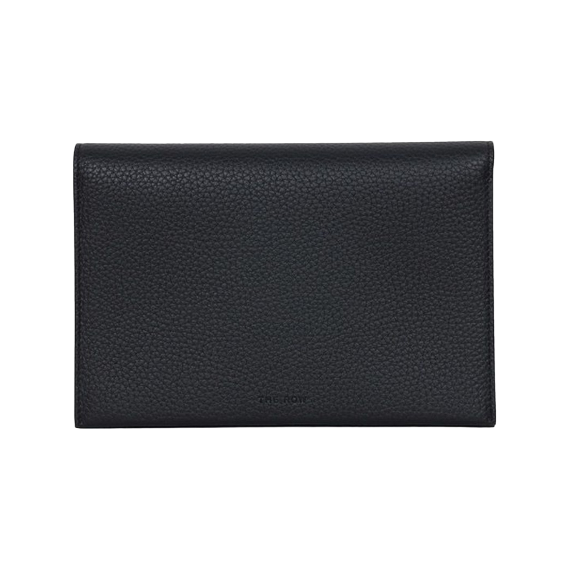 W1678L624BAS The Row Leather Travel Pouch Black
