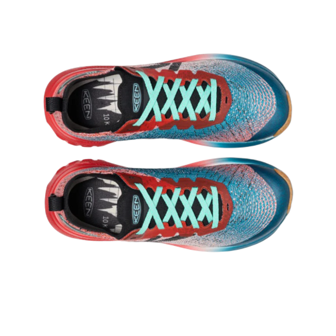 (W) 킨 시크 트레일 러닝 슈즈 그르나딘 오션 뎁스((W) Keen Seek Trail Running Shoes Grenadine Ocean Depths) - 2