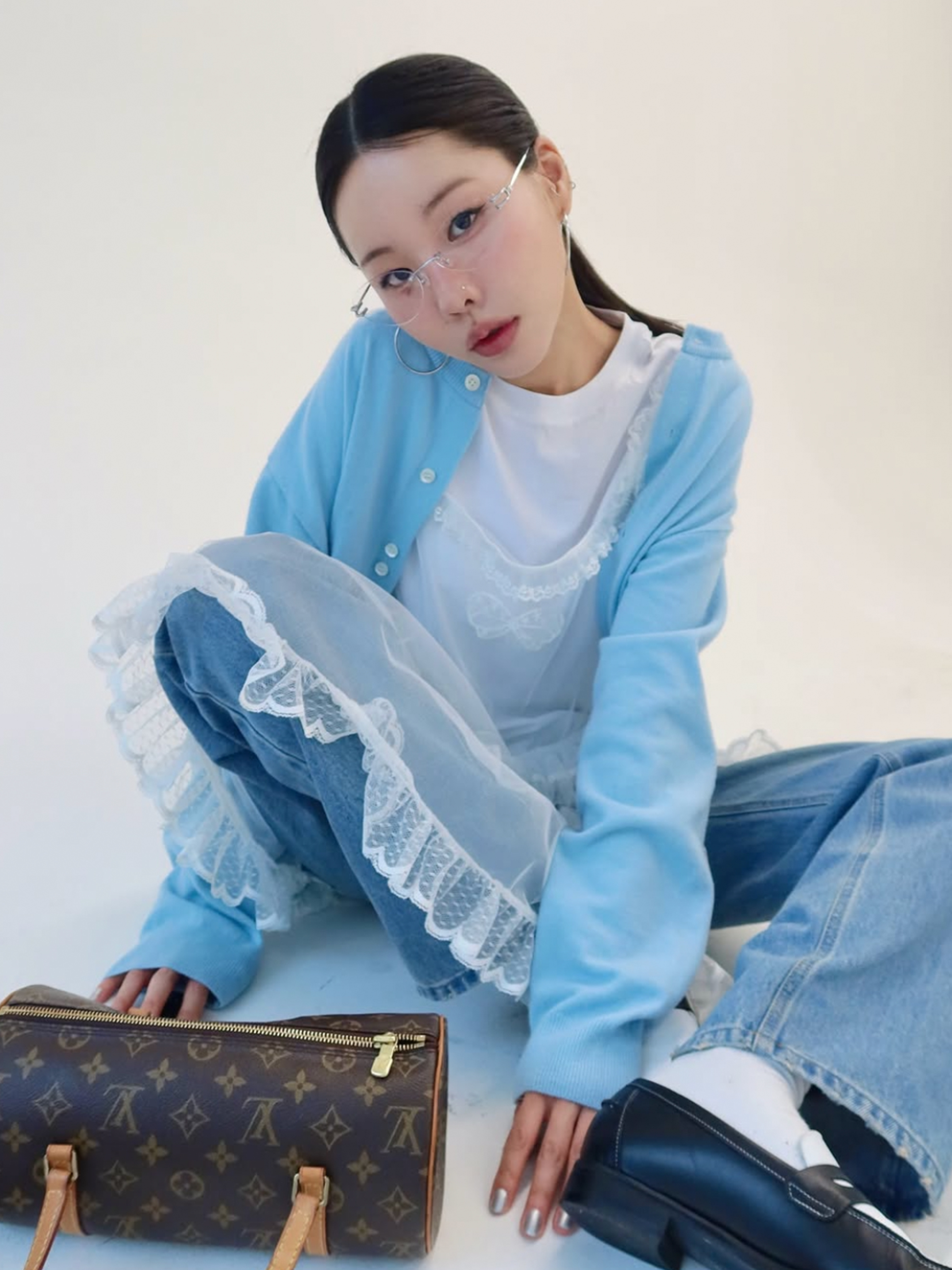 PENNY PLATE Women Loafer Basic Low 착용 스타일 - 1