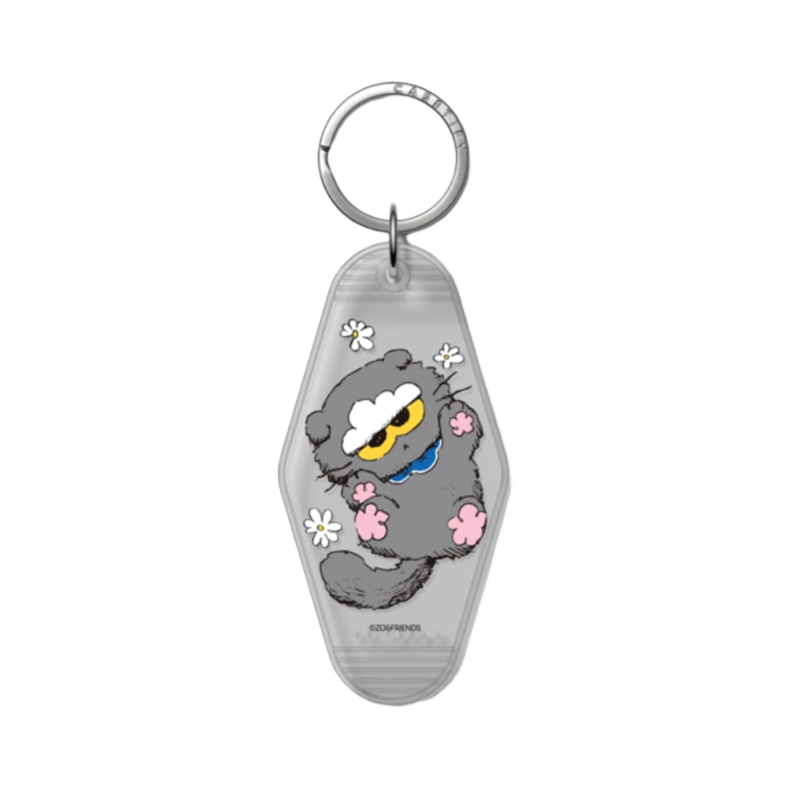 케이스티파이 x 조앤프렌즈 조아 키체인 태그 실버(Casetify x Zo&Friends Zoa Keychain Tag Silver)