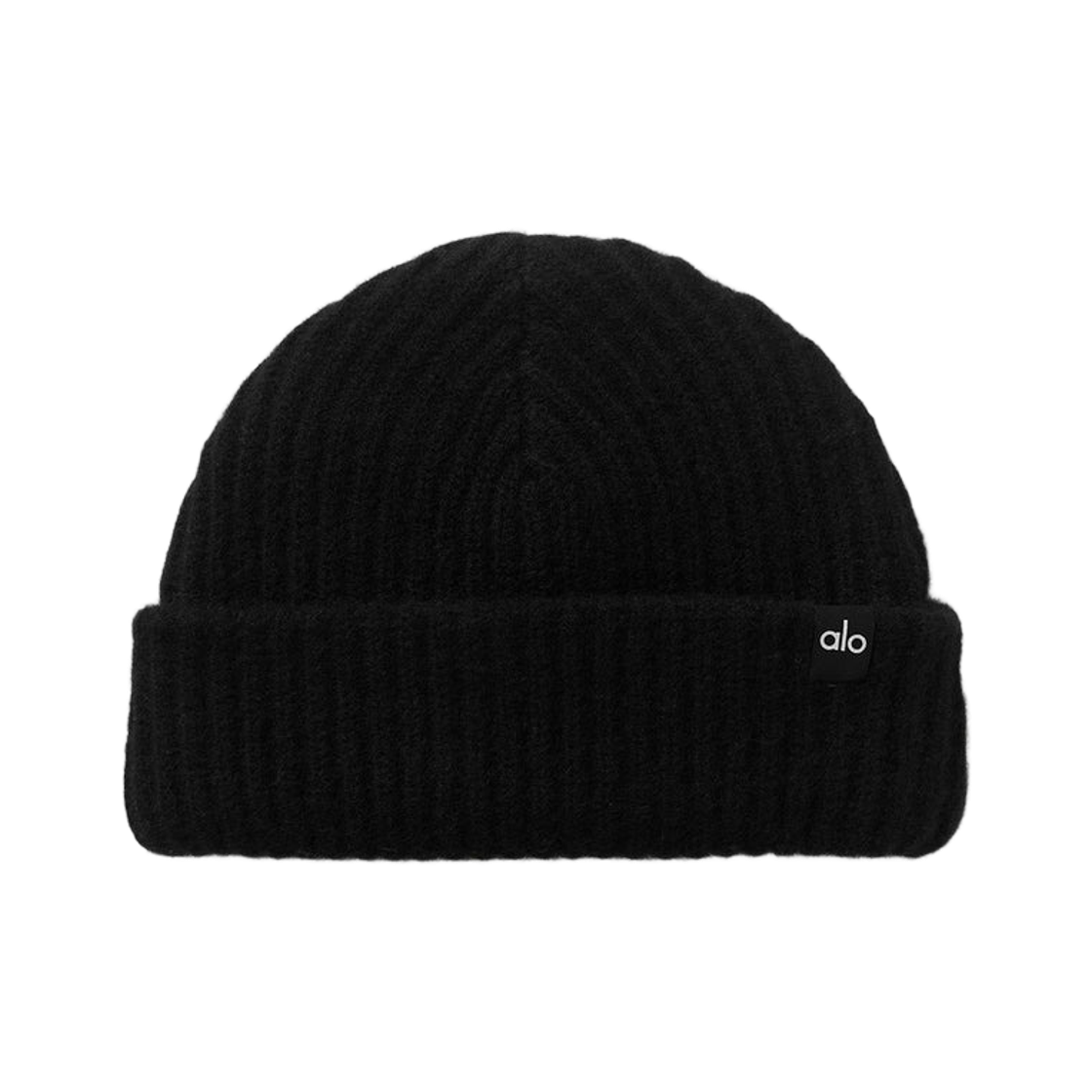 A0928UP (W) Alo Yoga Courchevel Cashmere Beanie Black