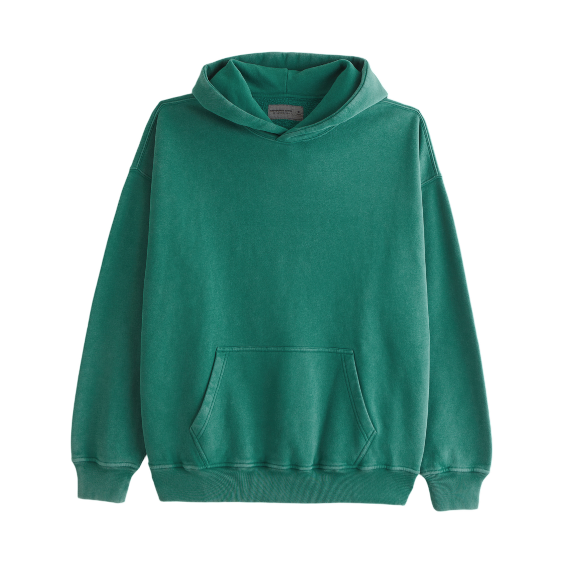 122-488-00883-300 Abercrombie & Fitch Essential Popover Hoodie Dark Jade