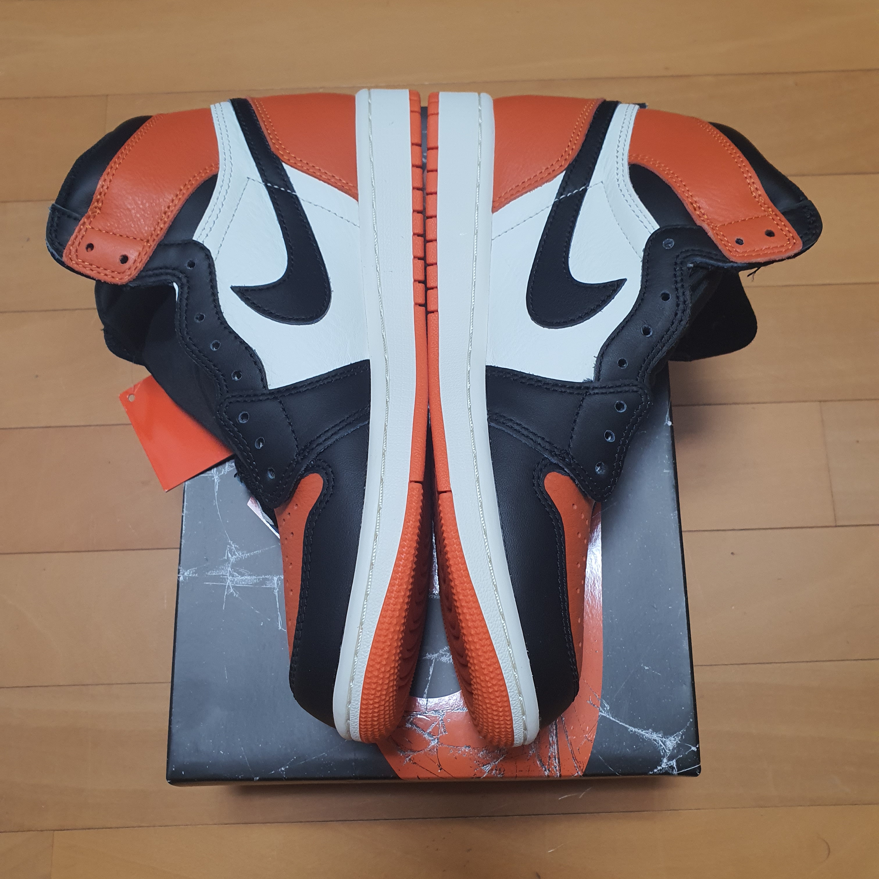 Jordan 1 Retro High OG Shattered Backboard 착용 스타일