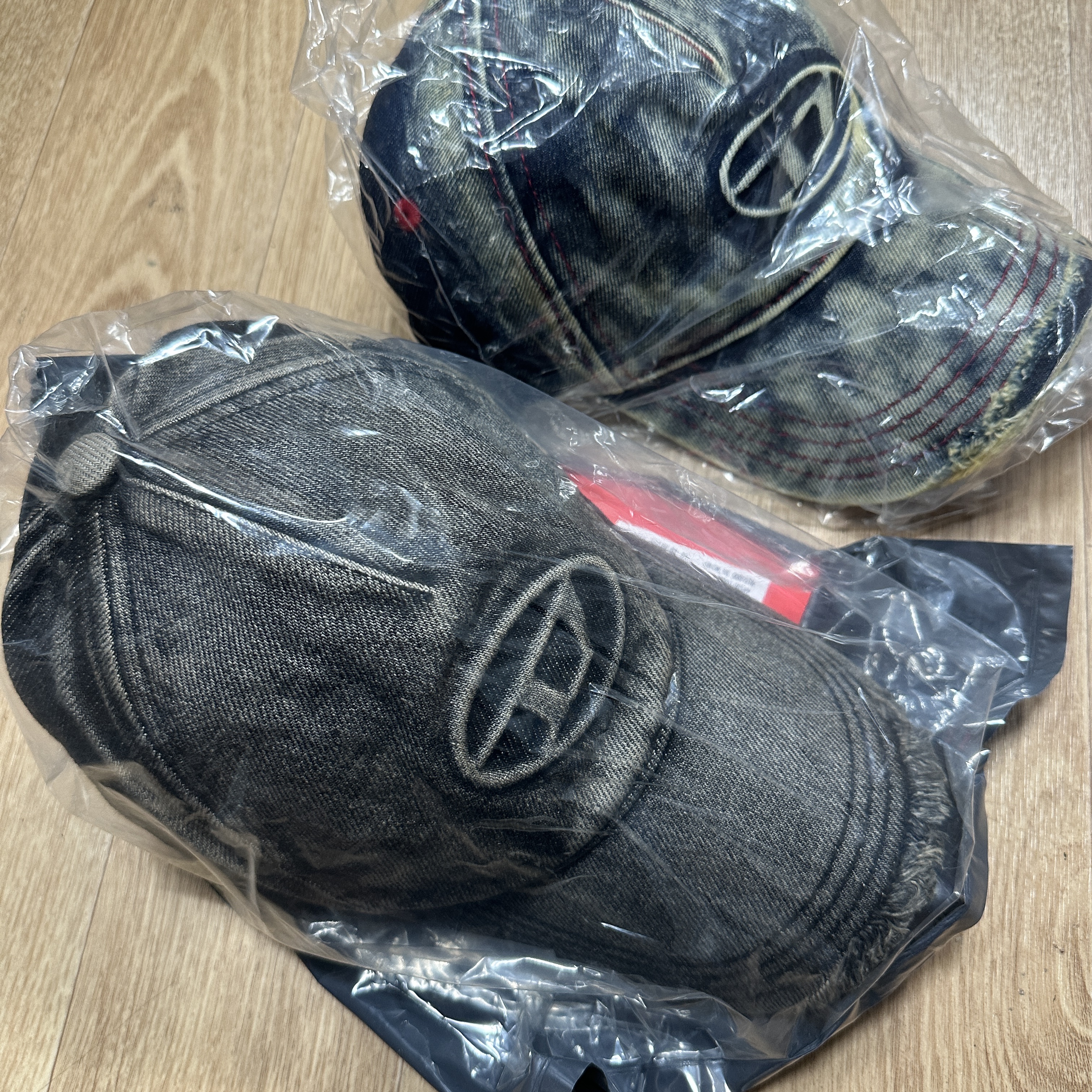 Diesel C-Seymon Cap Black, Diesel C-Seymon Treated Denim Baseball Cap Blue White 착용 스타일