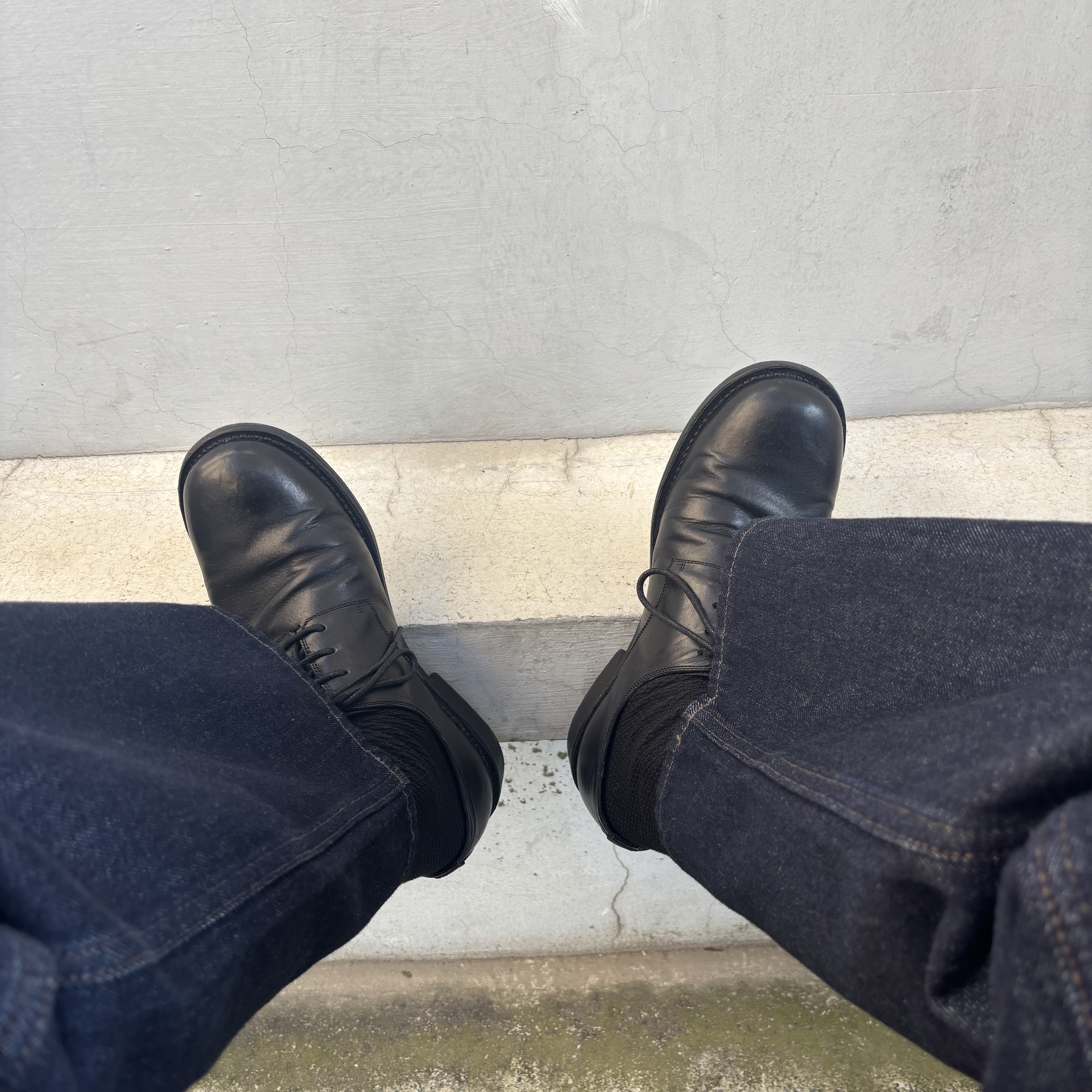 Uniqlo x JW Anderson Straight Jean Blue - JP 착용 스타일