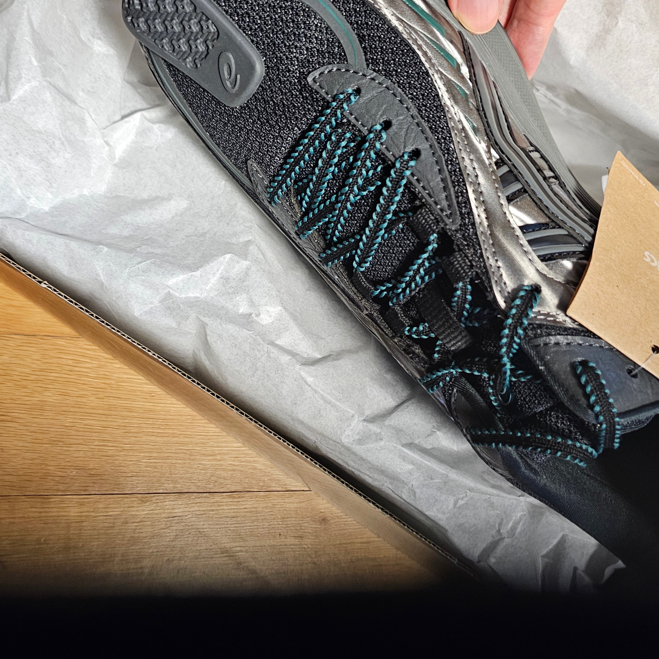 (W) Asics x Kiko Kostadinov Gel-Flammae Grey Black 착용 스타일