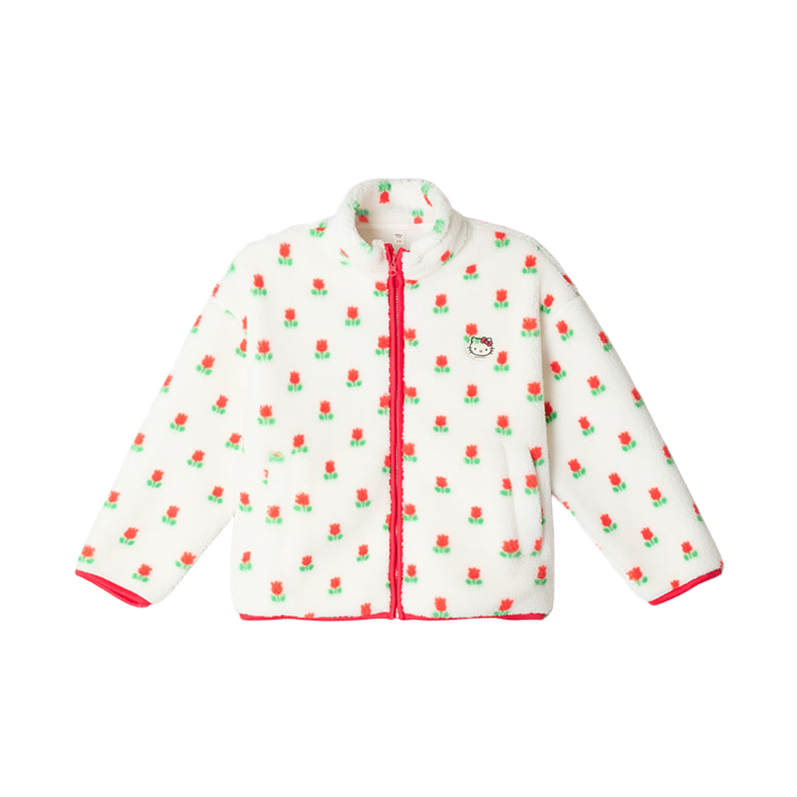 (키즈) 스파오 x 산리오 캐릭터즈 덤블 플리스 화이트((Kids) Spao x Sanrio Characters Dumble Fleece White)